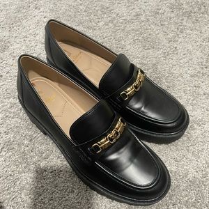 Sam Edelman Teo Lug Loafer gold hardware